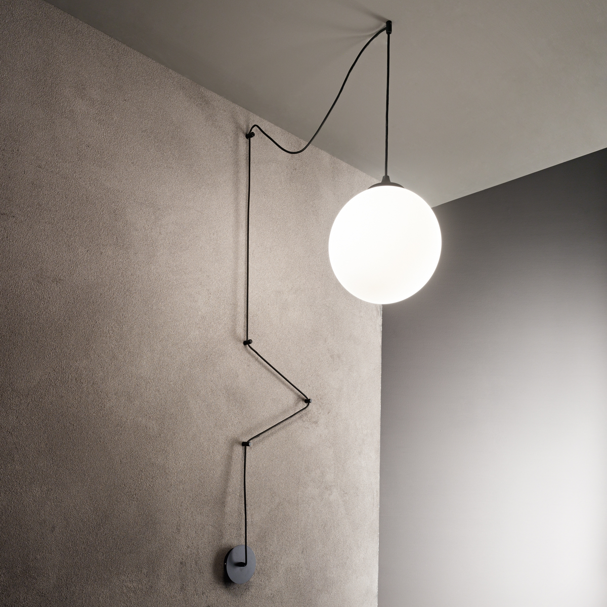 Pendul Ideal Lux Boa SP1, alb, 160863