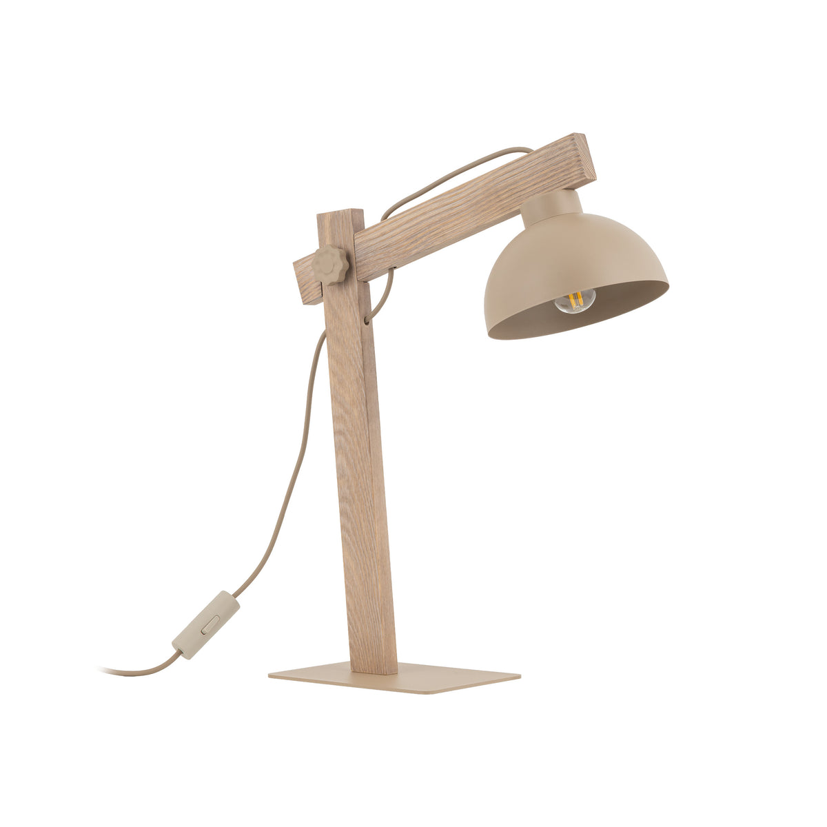 Veioză TK Lighting Oslo, nisip, 16129