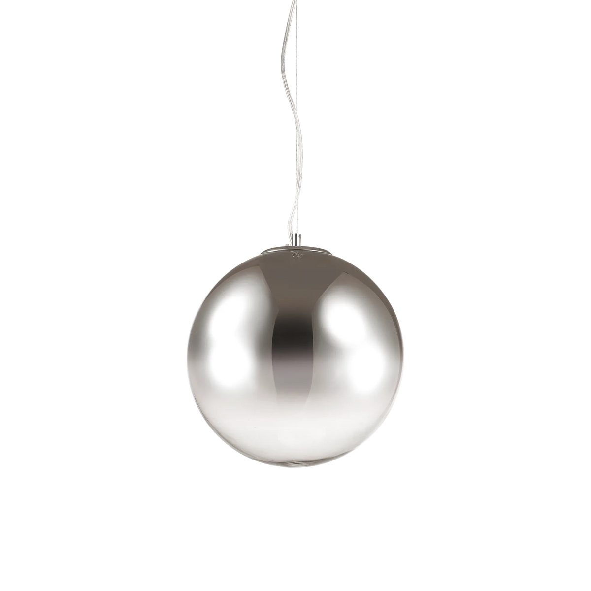 Pendul Ideal Lux Mapa Clear SP1, crom, degradé, Ø40 cm, 161334