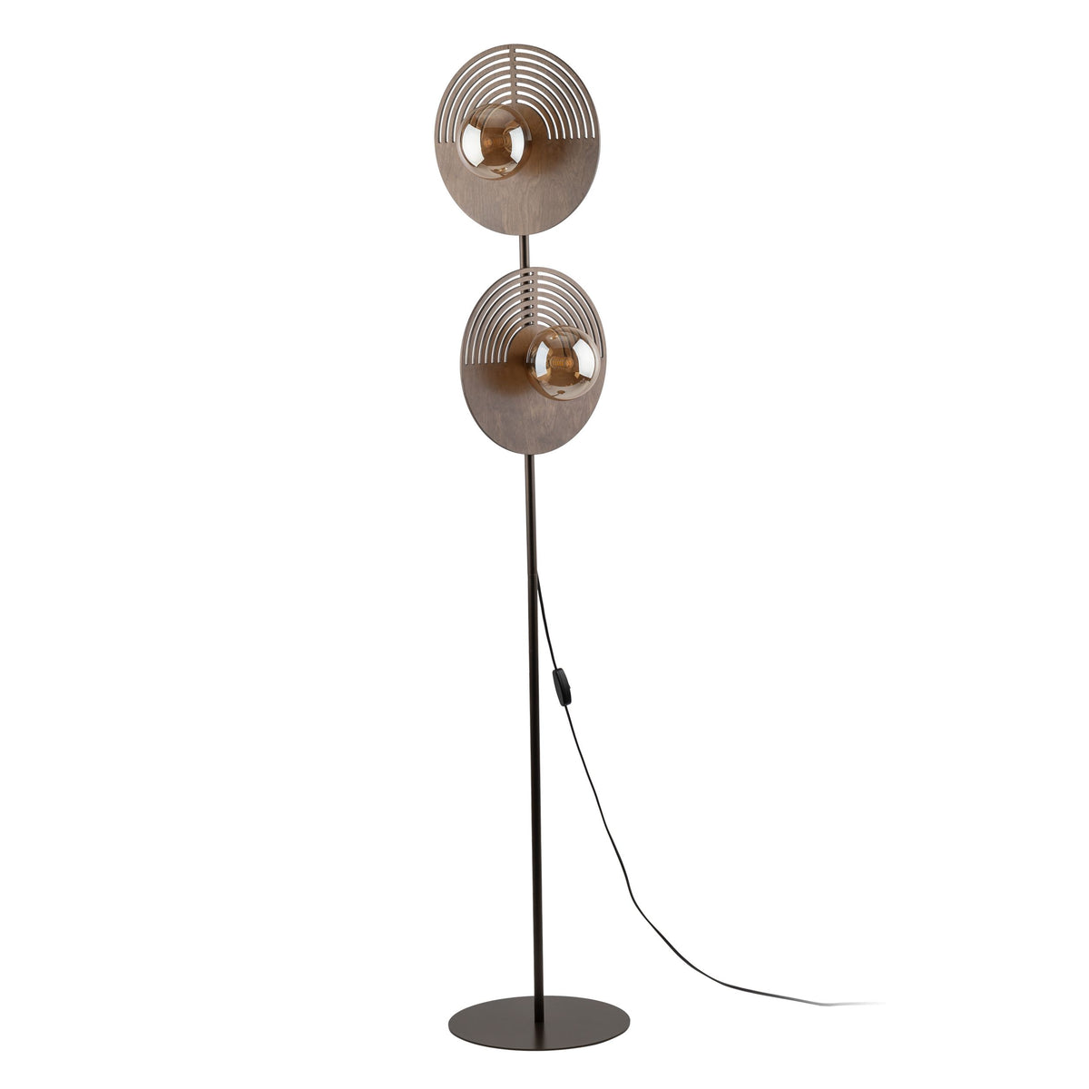 Lampadar TK Lighting Lunar, lemn, 2 x G9, 16135