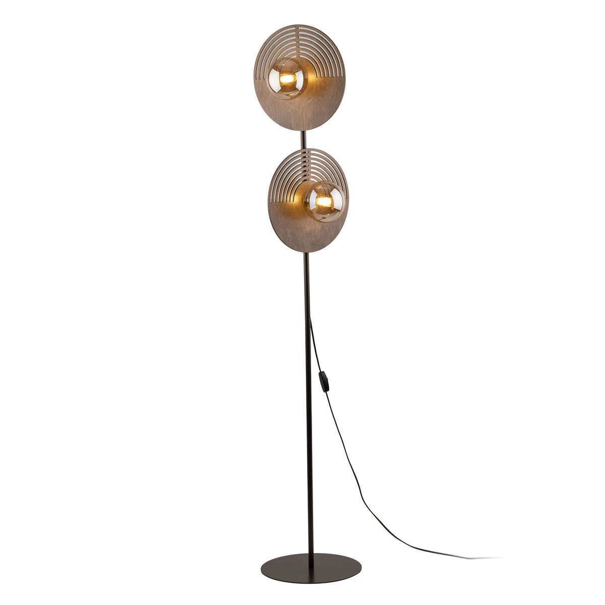 Lampadar TK Lighting Lunar, lemn, 2 x G9, 16135