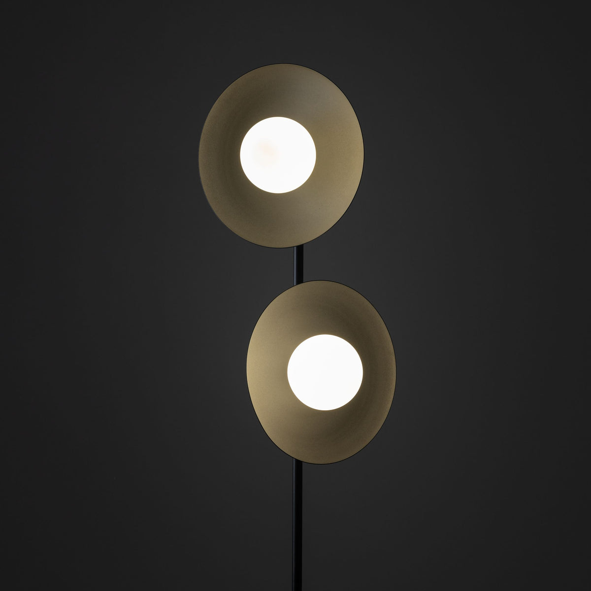 Lampadar TK Lighting Slate Glass, negru, 2 x G9, 16136