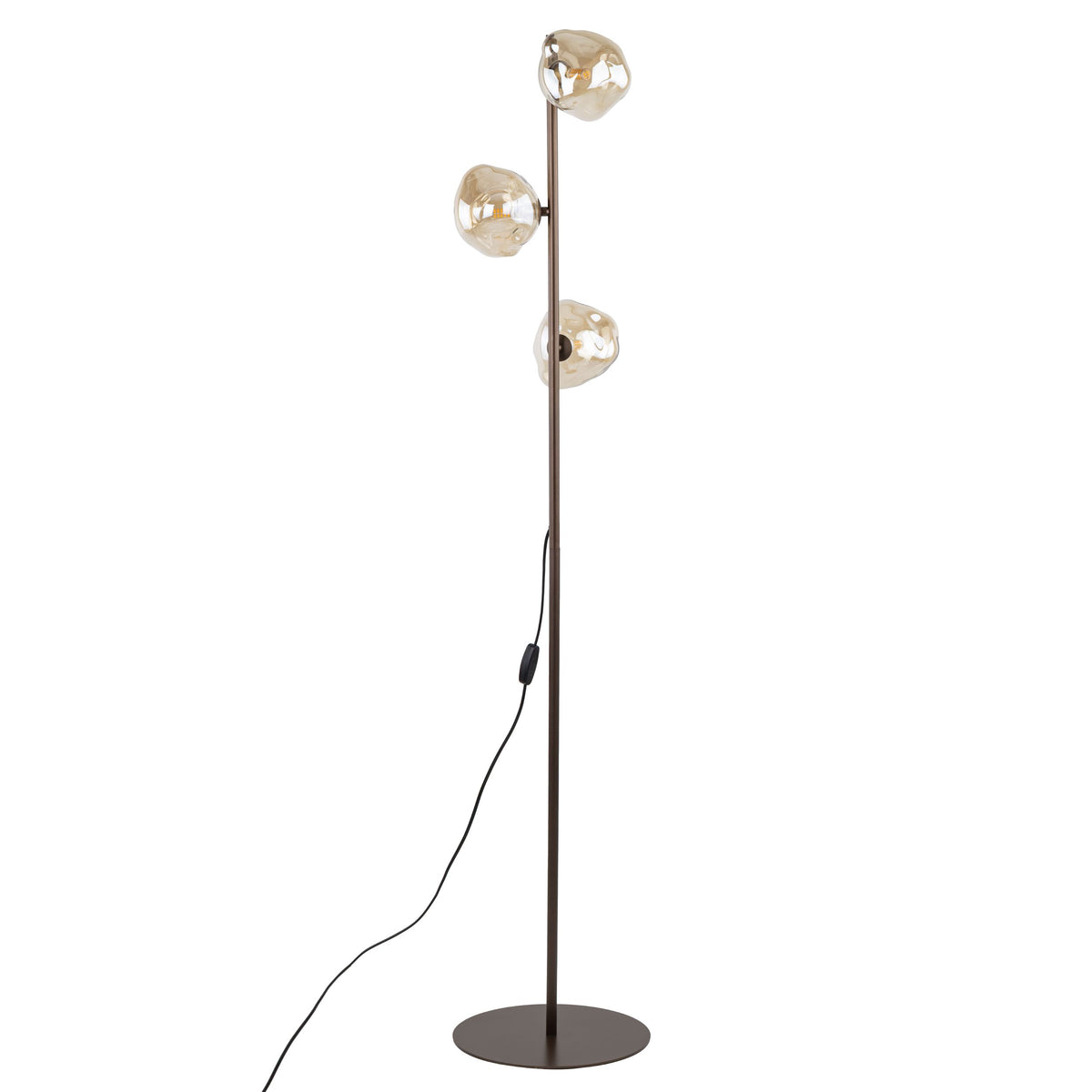 Lampadar TK Lighting Lava, maro, 3 x G9, 16150
