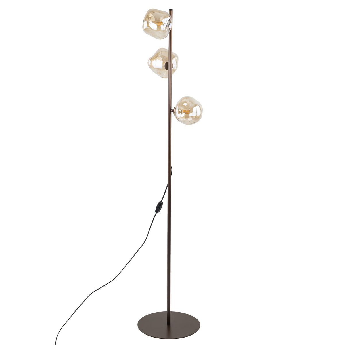 Lampadar TK Lighting Lava, maro, 3 x G9, 16150