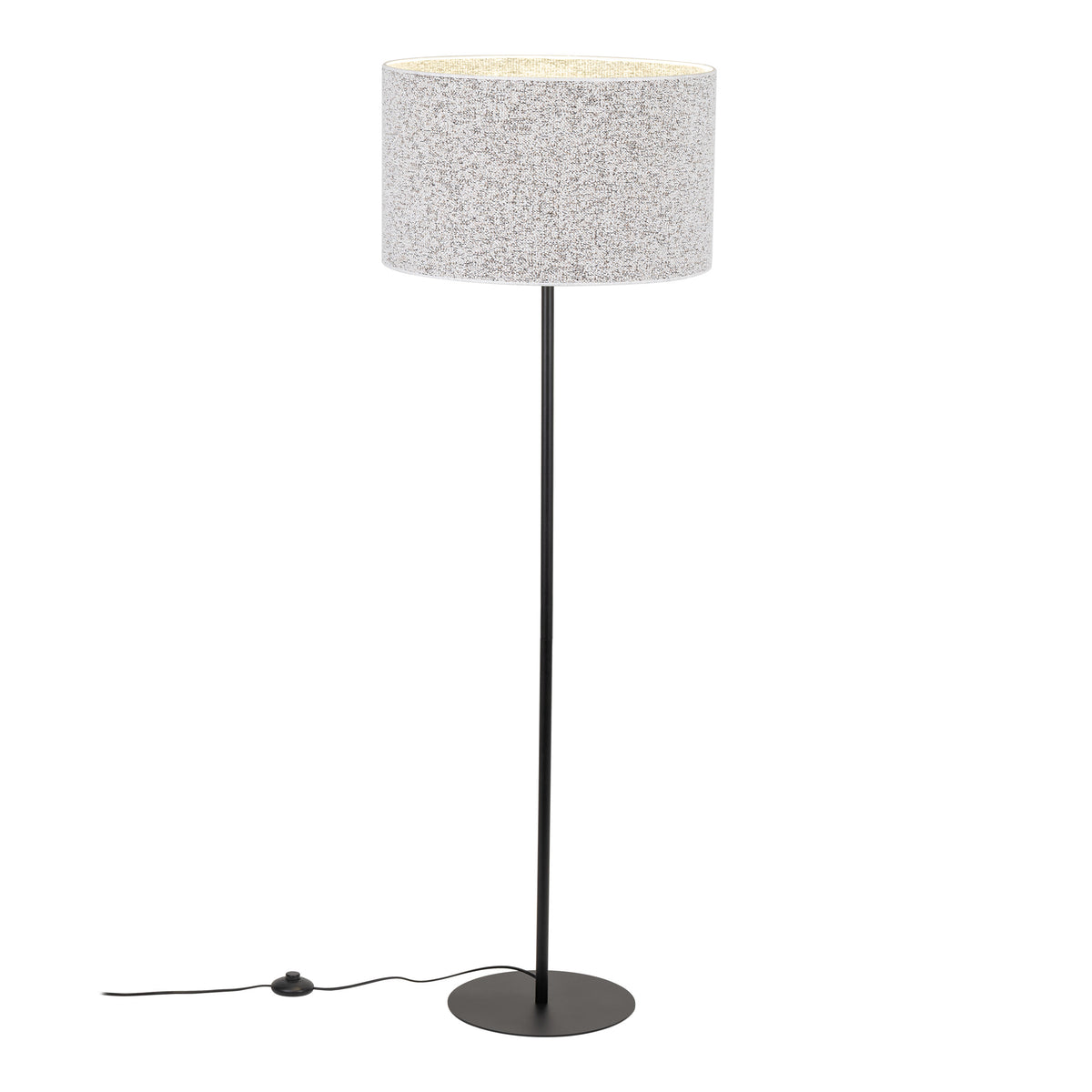 Lampadar TK Lighting Vellum, negru, 16166
