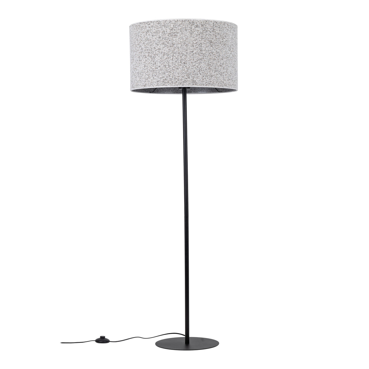 Lampadar TK Lighting Vellum, negru, 16166