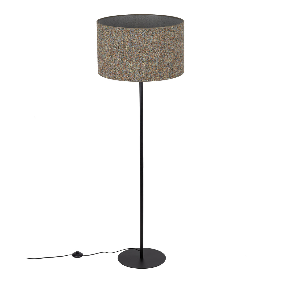 Lampadar TK Lighting Vellum Multicolor, negru, 16167