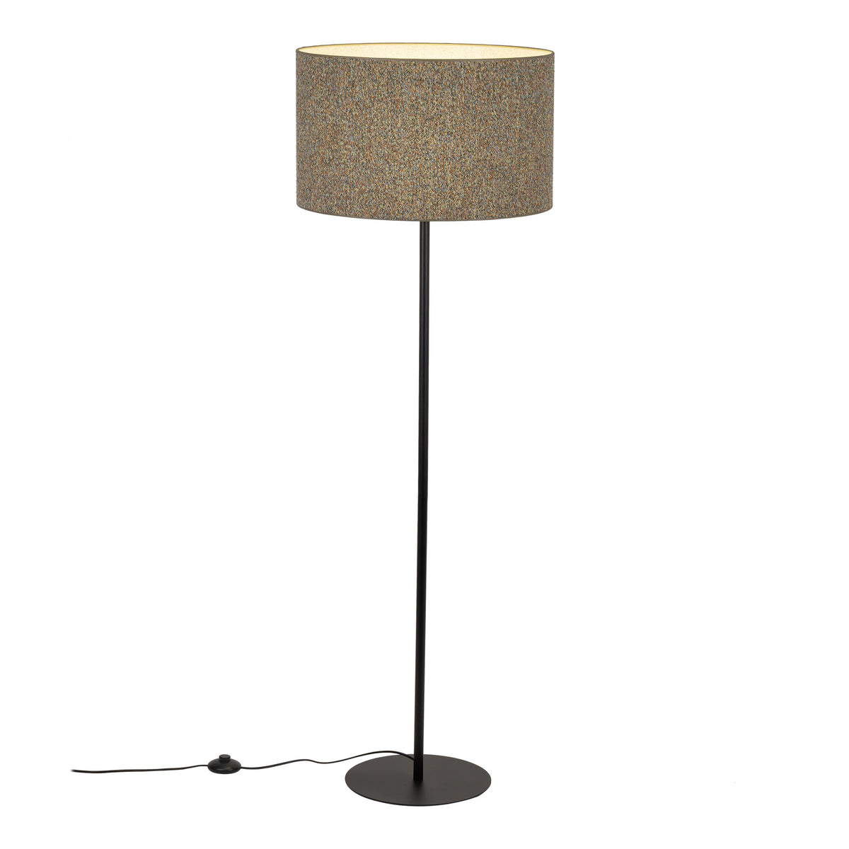 Lampadar TK Lighting Vellum Multicolor, negru, 16167