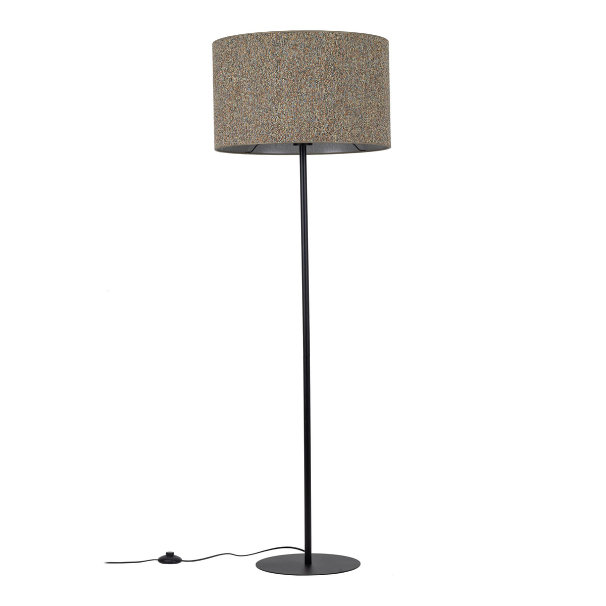 Lampadar TK Lighting Vellum Multicolor, negru, 16167