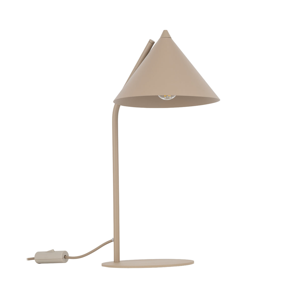 Veioză TK Lighting Cono, nisip, 16210