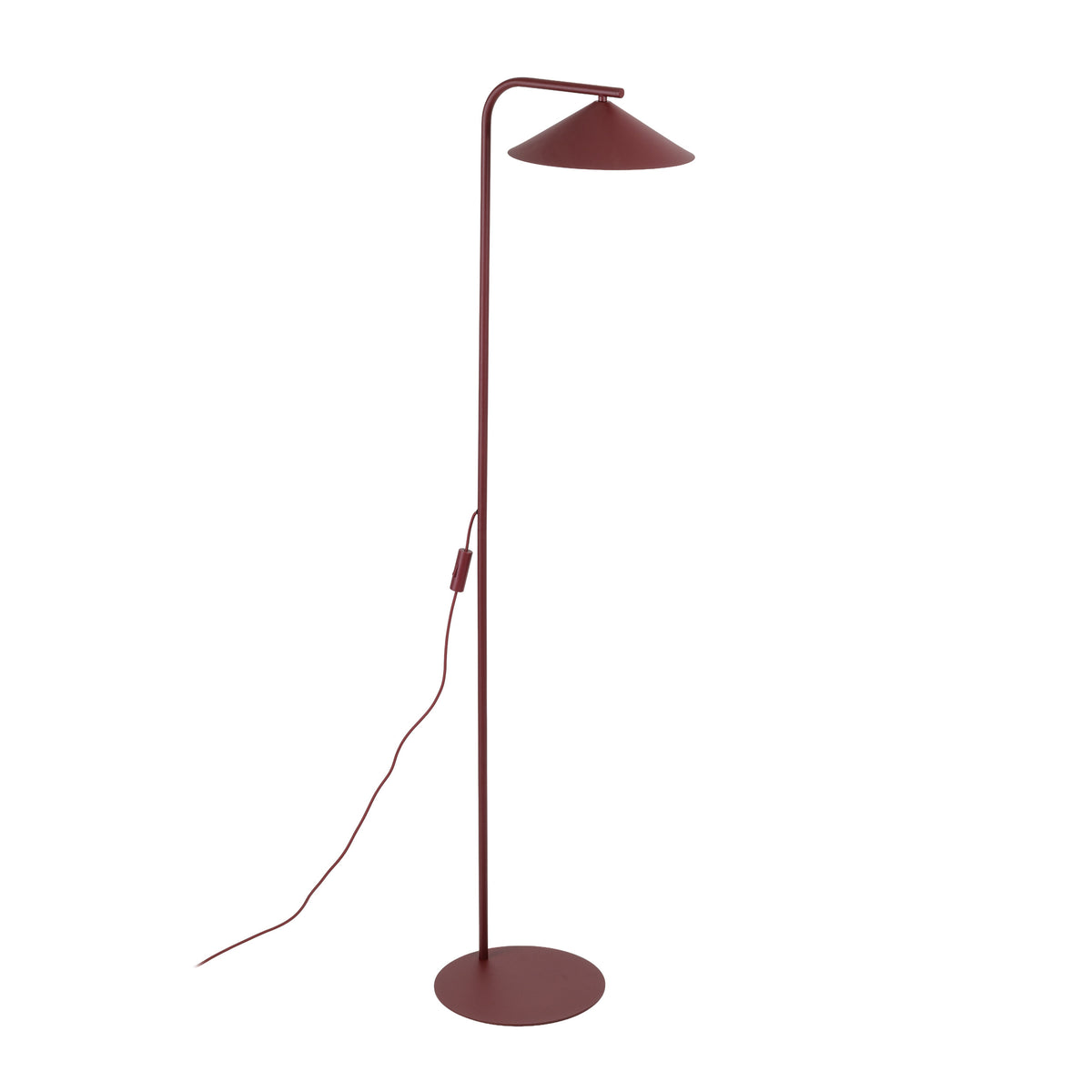 Lampadar TK Lighting Lume, burgund, 16214