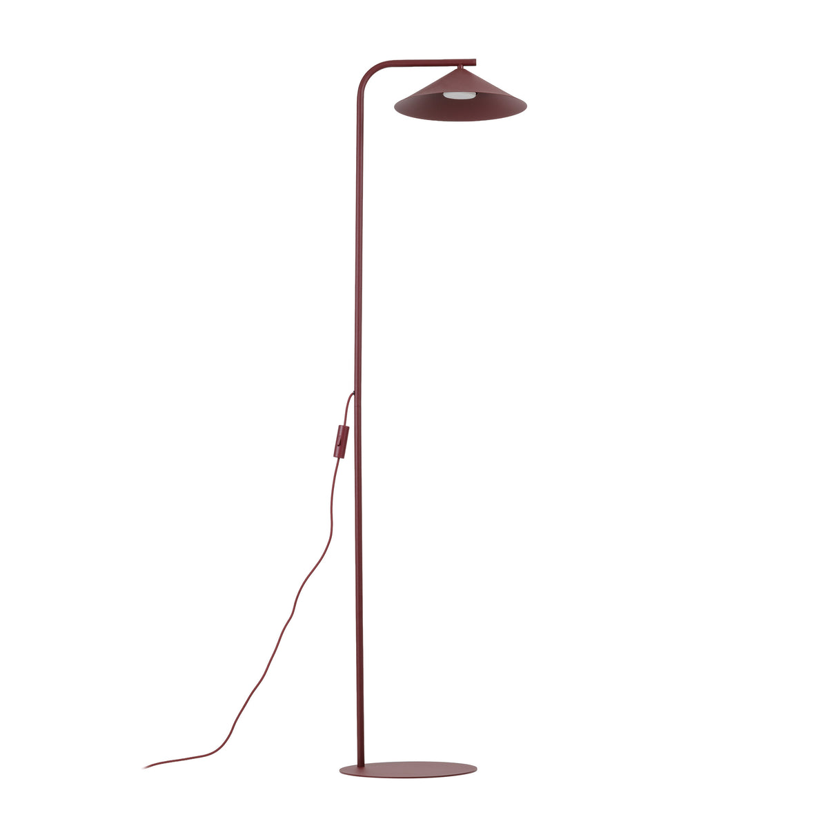 Lampadar TK Lighting Lume, burgund, 16214
