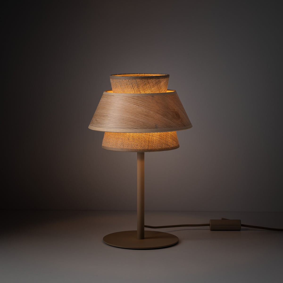 Veioză TK Lighting Kalum, lemn, 16224