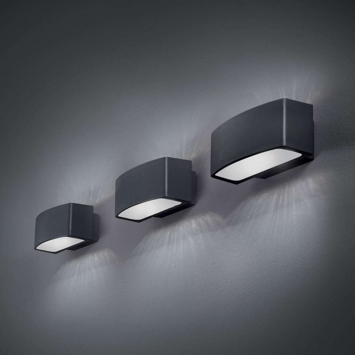 Aplică de exterior Ideal Lux Andromeda AP2, cafea, 163550
