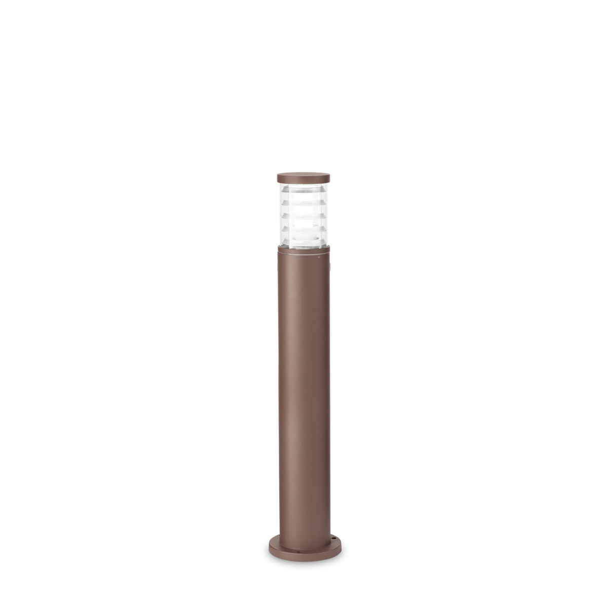 Stâlp de iluminat exterior Ideal Lux Tronco PT1, cafea, H80 cm, 163741