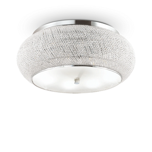Plafonieră Ideal Lux Pasha' PL14, crom, 164991