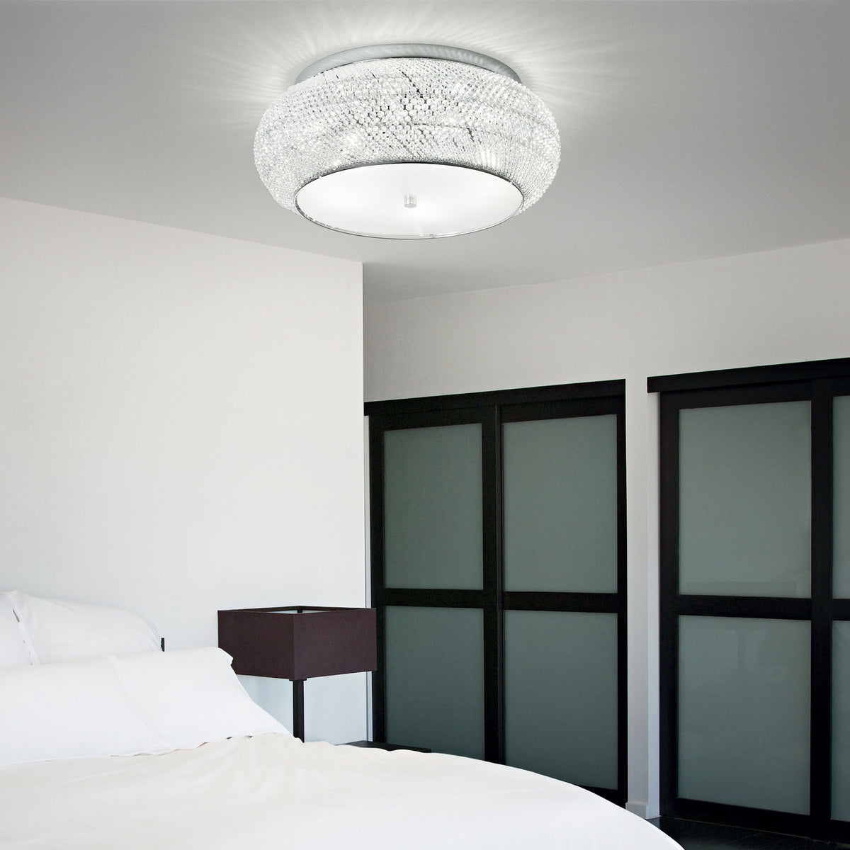Plafonieră Ideal Lux Pasha' PL14, auriu, 165004