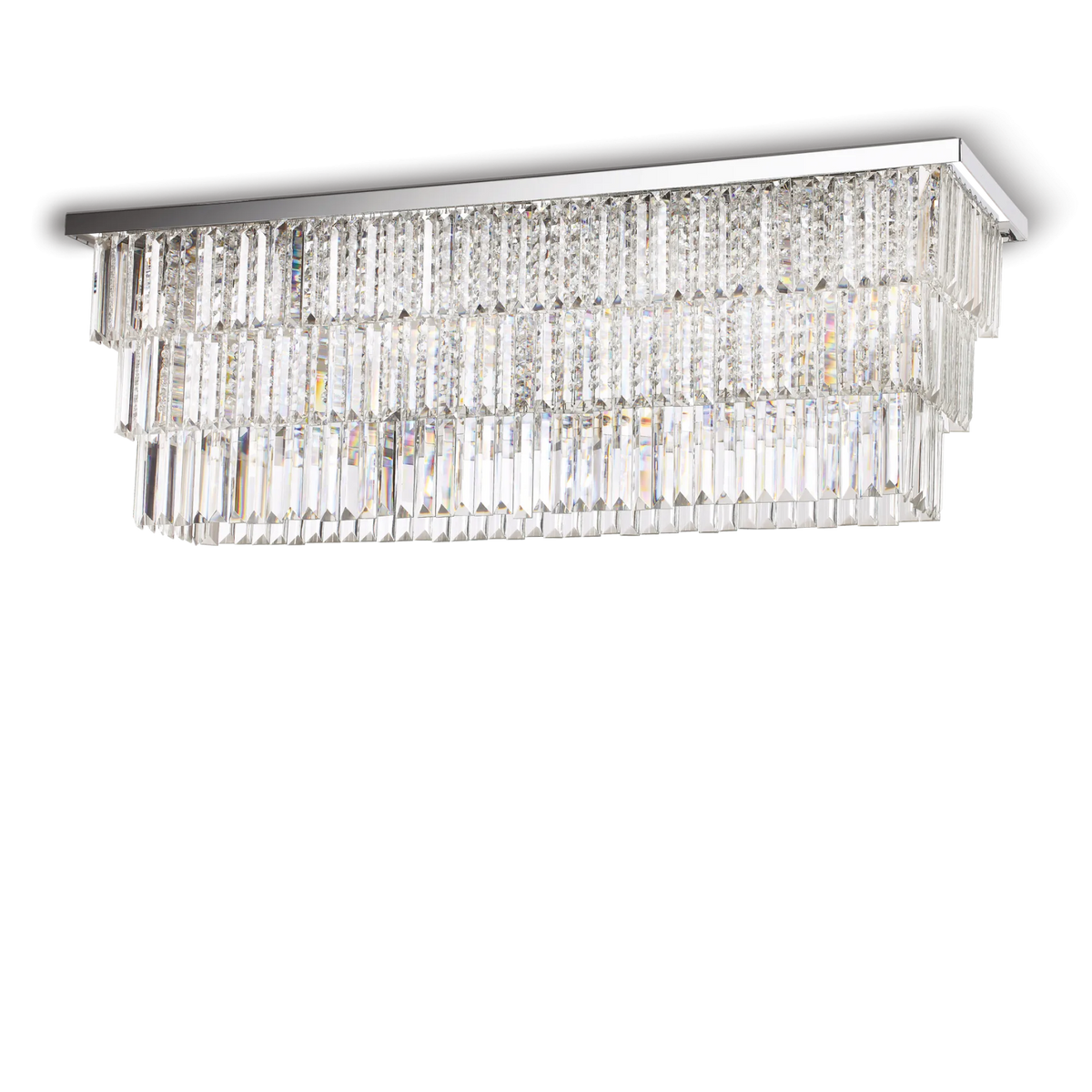 Plafonieră Ideal Lux Martinez PL8, crom, 166285