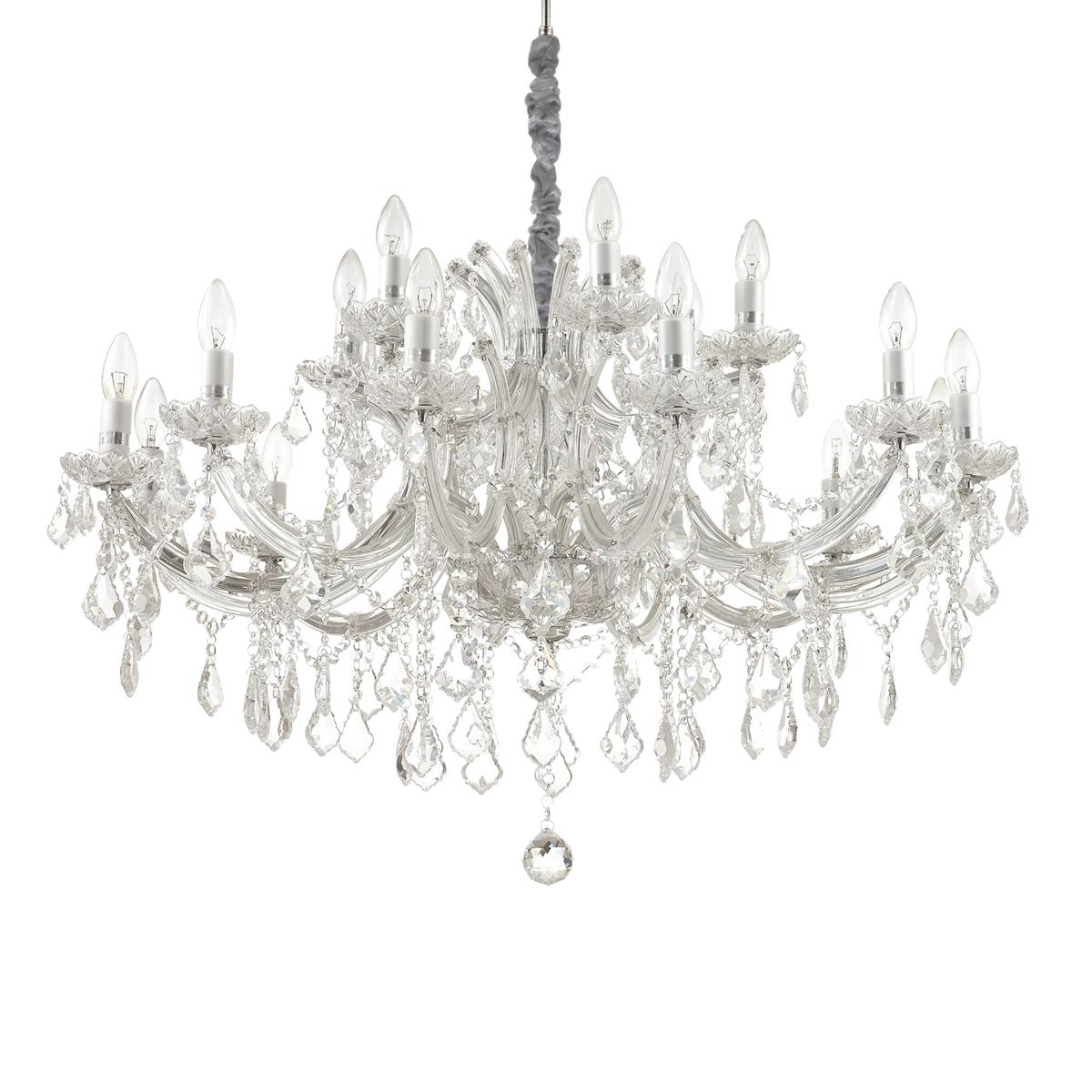 Lustră Ideal Lux Napoleon SP18, crom, 167268