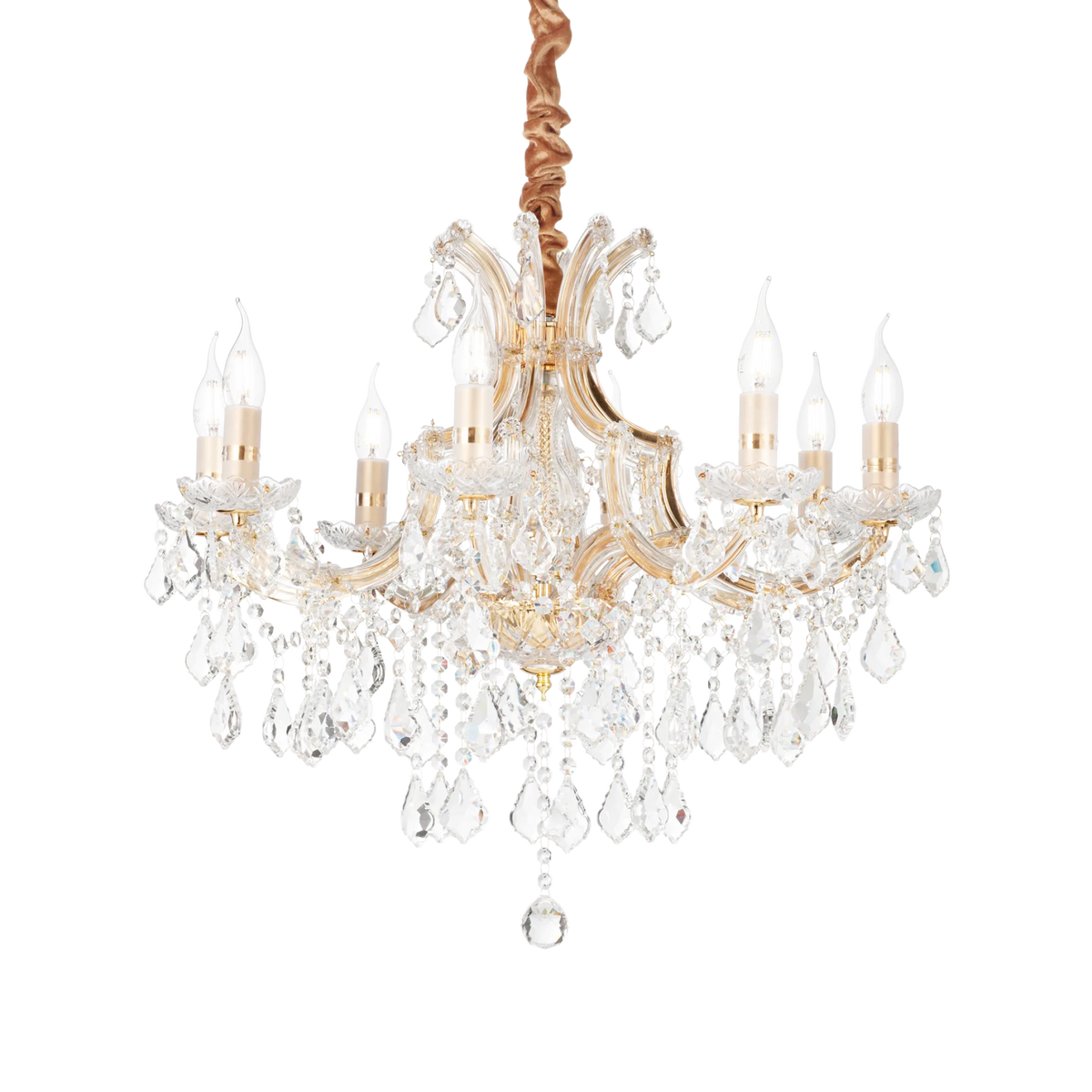 Lustră Ideal Lux Napoleon SP8, auriu, 167398