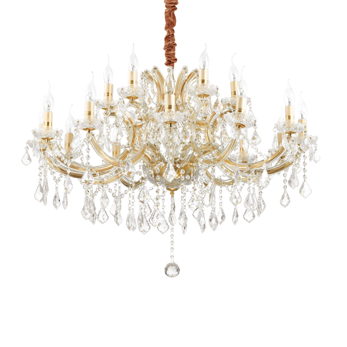 Lustră Ideal Lux Napoleon SP18, auriu, 167411
