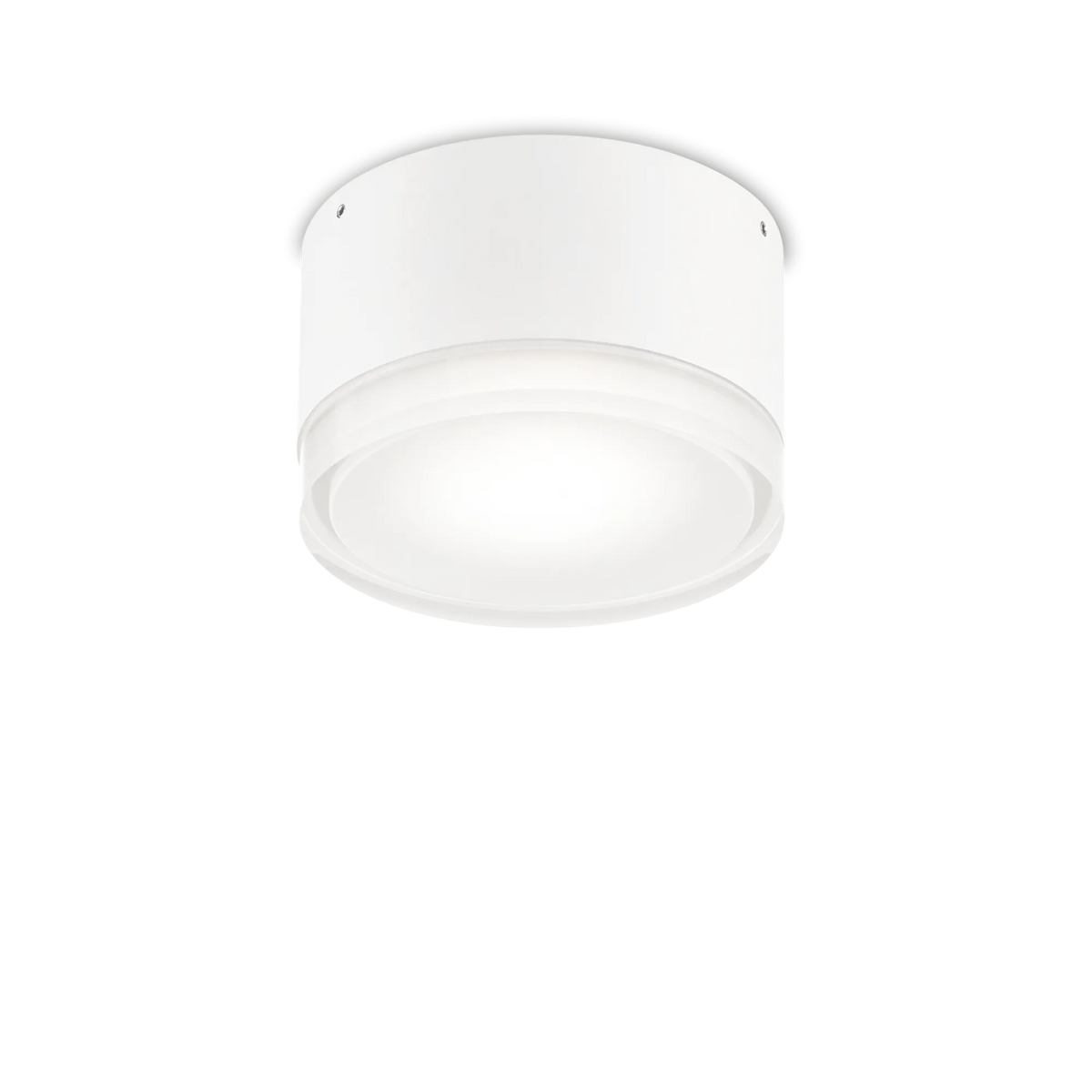 Plafonieră de exterior Ideal Lux Urano PL1 Small, alb, 168036