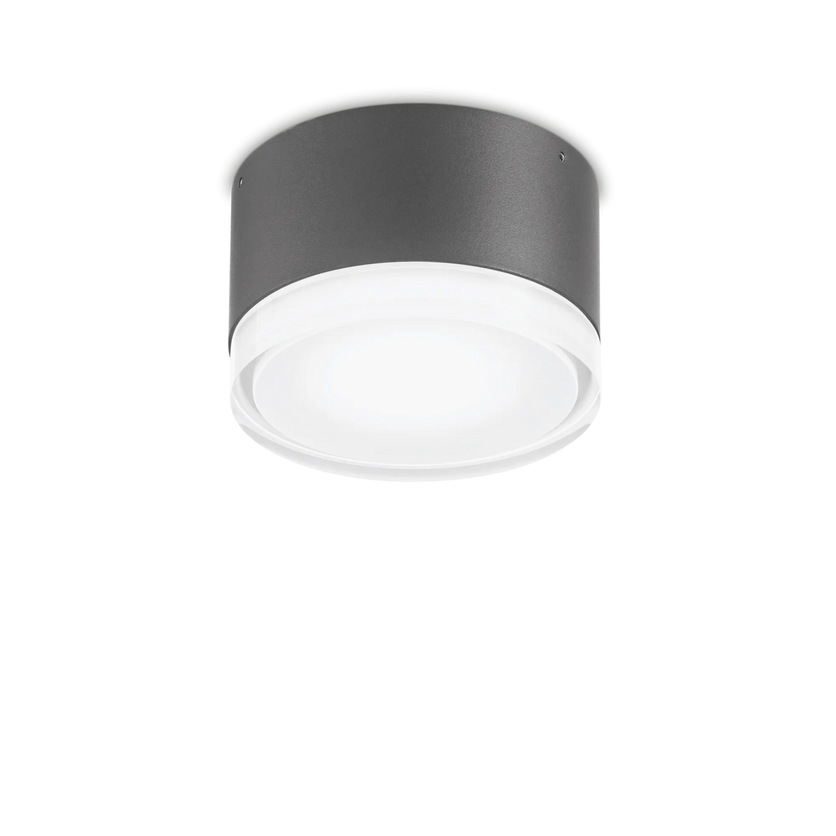 Plafonieră de exterior Ideal Lux Urano PL1 Small, antracit, 168111