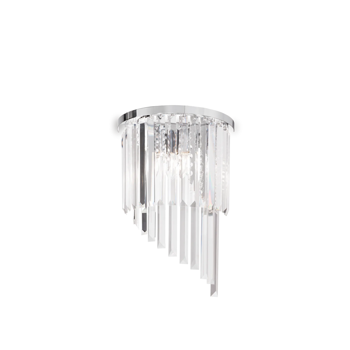 Aplică Ideal Lux Carlton AP3, crom, 168913