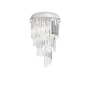 Plafonieră Ideal Lux Carlton PL8, crom, 168920