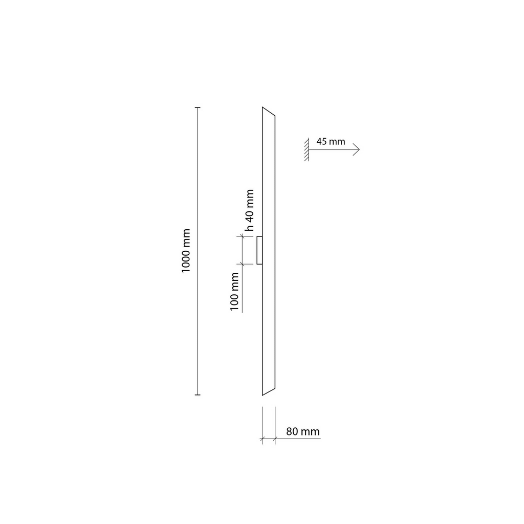 Lampa de perete Navi Brown Long 4512 TK 4512
