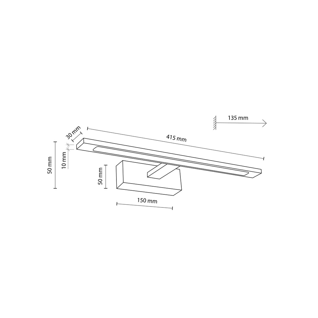 Aplica de perete Gallery Chrome 12W 18001