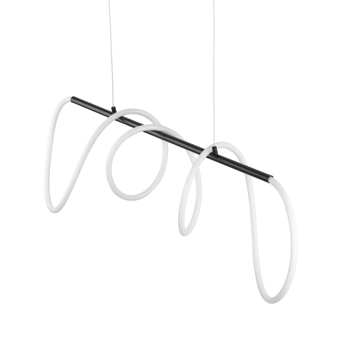 Pendul TK Lighting Flexi 45 W, negru, 18007