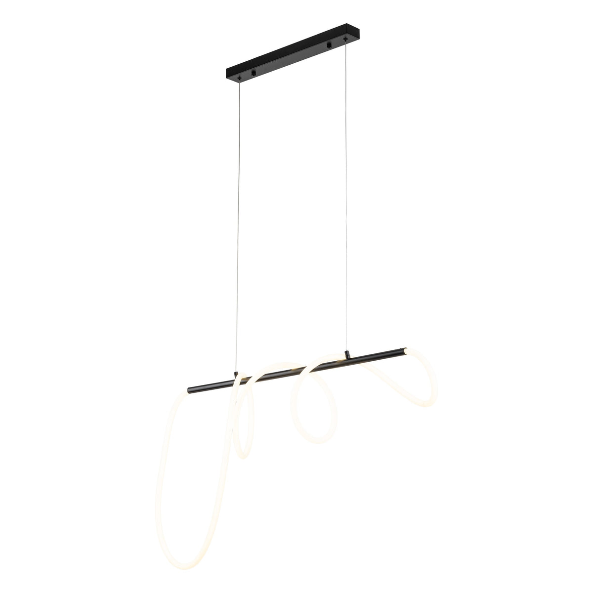 Pendul TK Lighting Flexi 45 W, negru, 18007