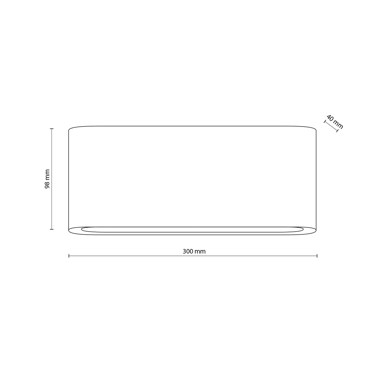 Aplică de exterior TK Lighting Arwena L, gri, 2 x LED, 18084