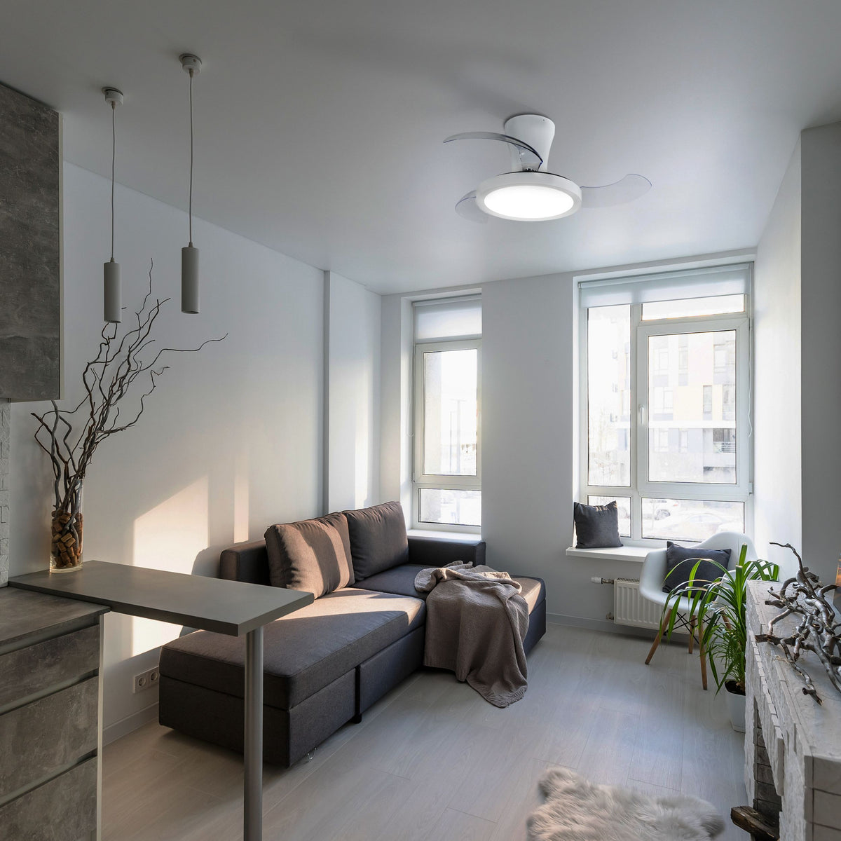 Plafonieră TK Lighting Breeze, alb, 18198