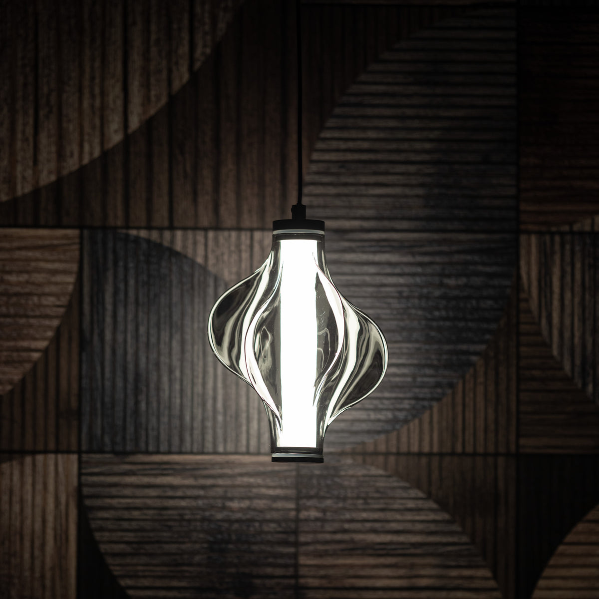 Pendul TK Lighting Elva, negru, 18213