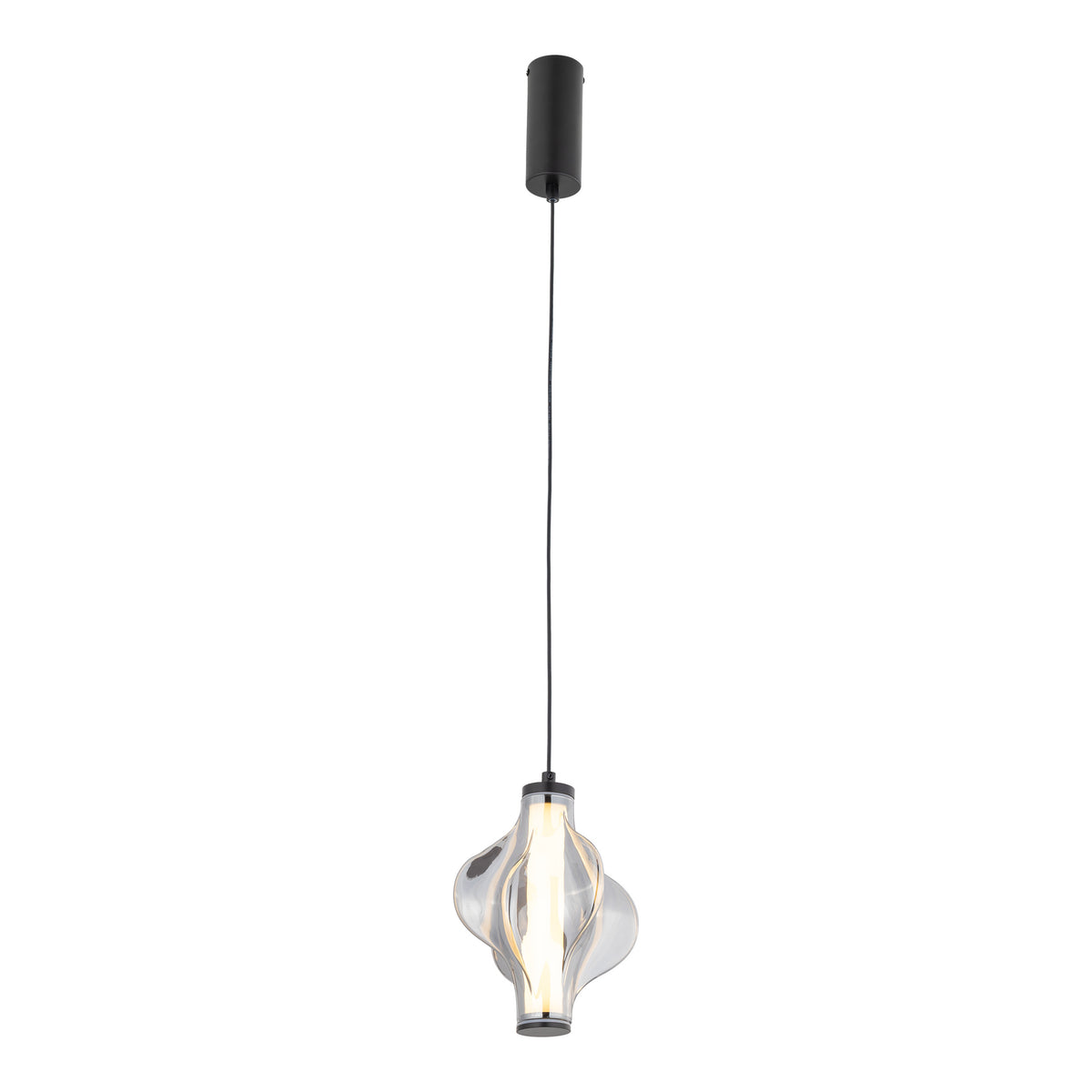 Pendul TK Lighting Elva, negru, 18213