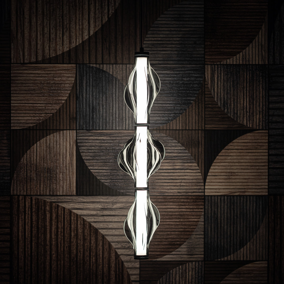 Pendul TK Lighting Elva, negru, 18215