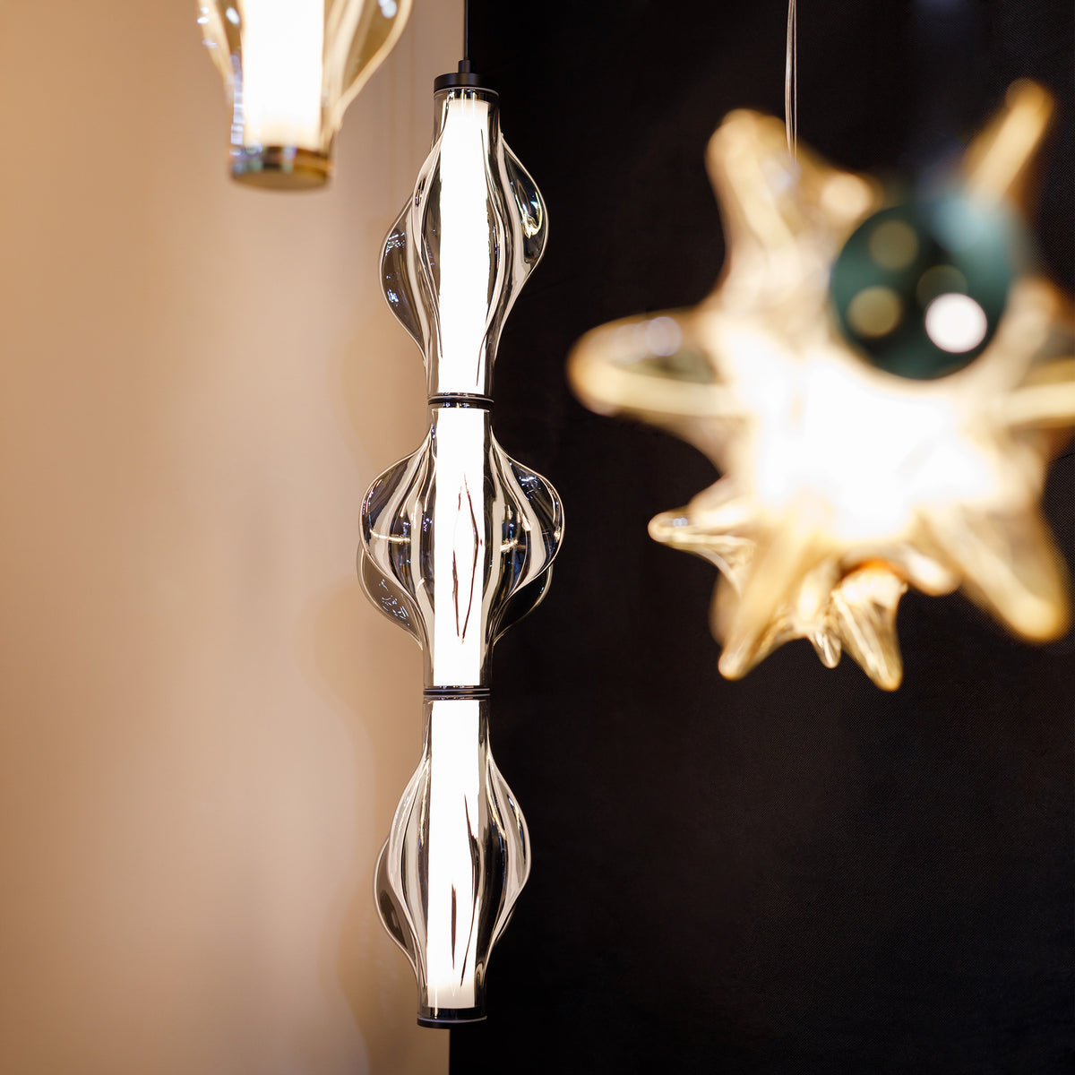 Pendul TK Lighting Elva, negru, 18215