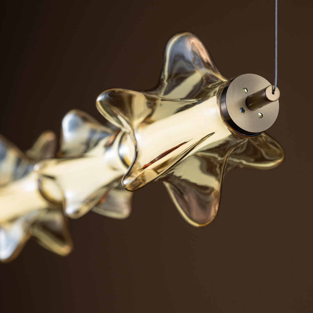 Pendul TK Lighting Elva, alamă, 18216