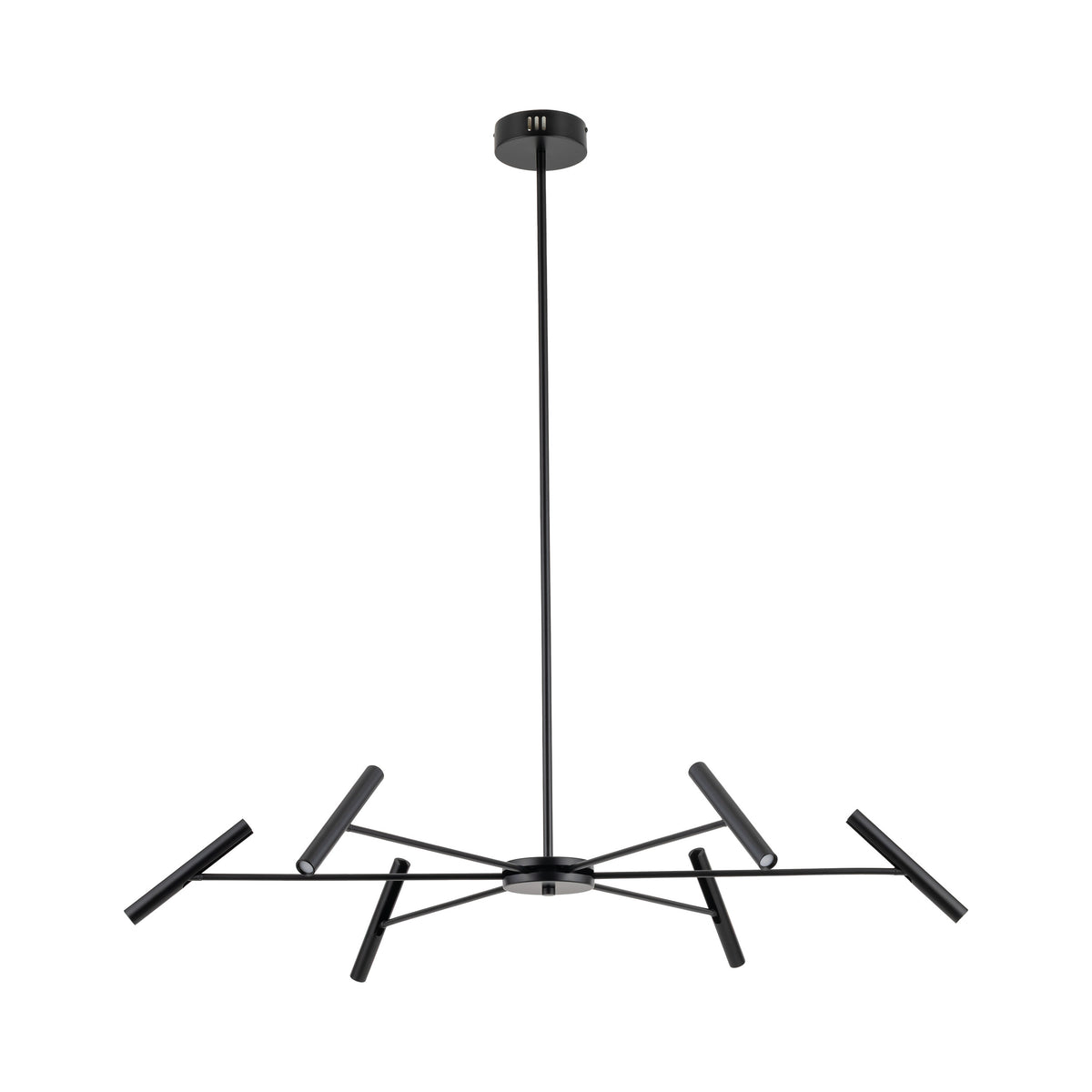 Lustră TK Lighting Niva, negru, 6 x LED, 18223