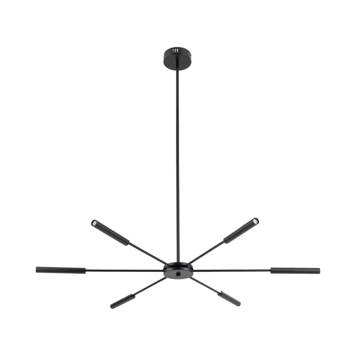 Lustră TK Lighting Niva, negru, 6 x LED, 18223
