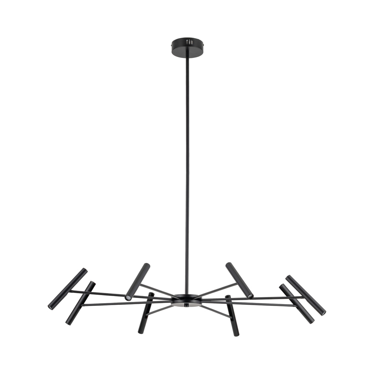 Lustră TK Lighting Niva, negru, 8 x LED, 18224
