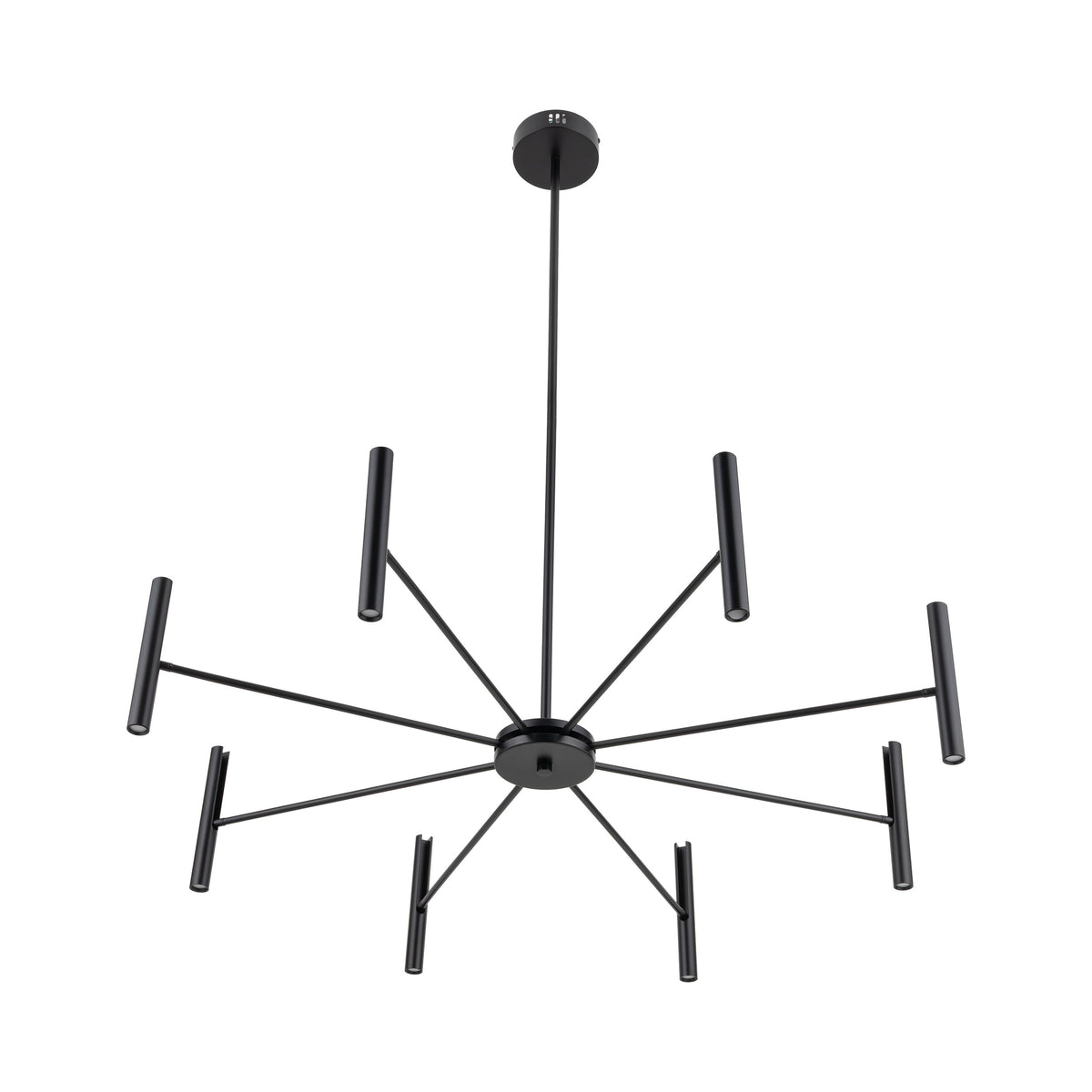 Lustră TK Lighting Niva, negru, 8 x LED, 18224