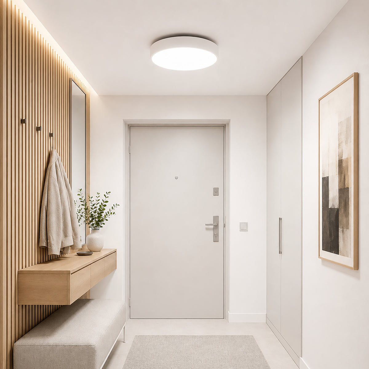 Plafonieră TK Lighting Velis, alb, 18279