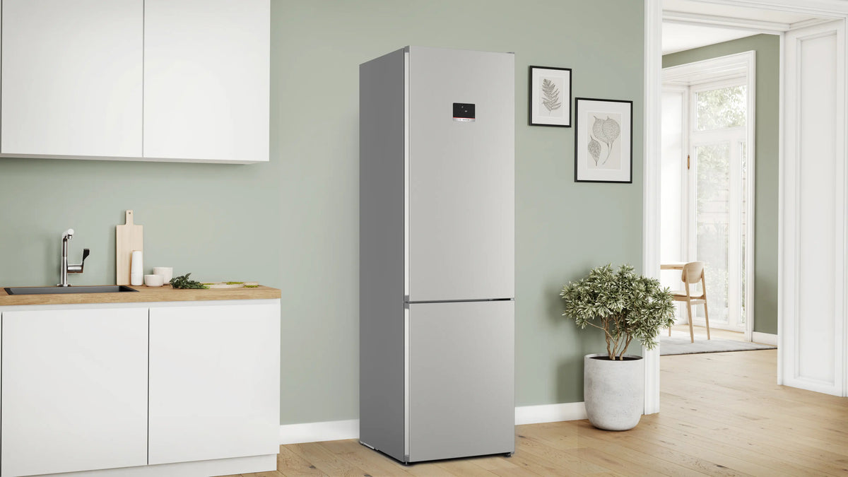Combină frigorifică Bosch KGN394ICF, Seria 6, 363 l, Total No Frost, inox
