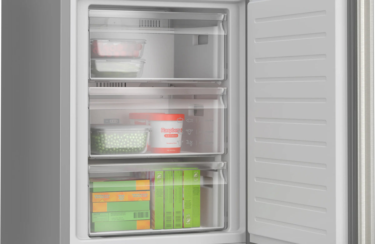 Combină frigorifică Bosch KGN394ICF, Seria 6, 363 l, Total No Frost, inox