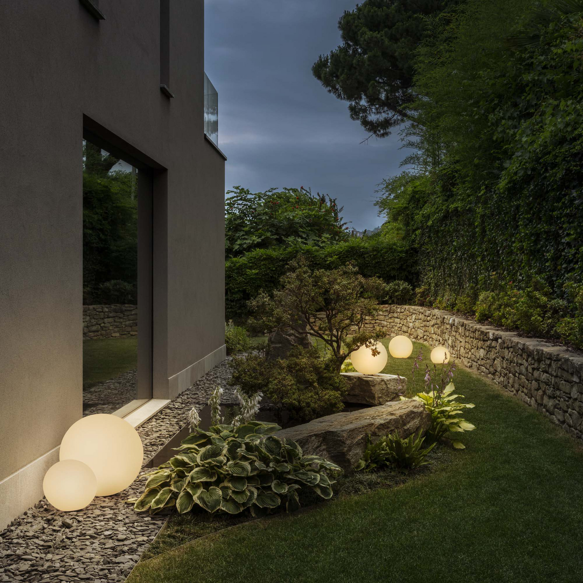 Lampă de exterior Ideal Lux Sole PT1, Ø20 cm, 318820