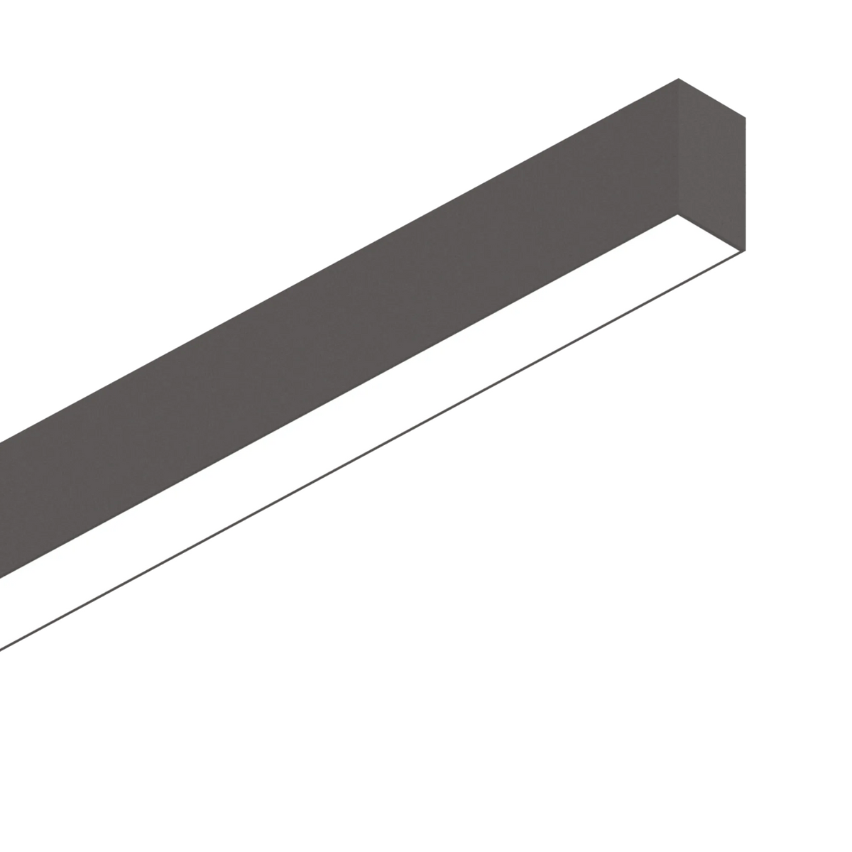 Corp de iluminat liniar Ideal Lux Fluo Wide 1200 3000K, negru, 191997