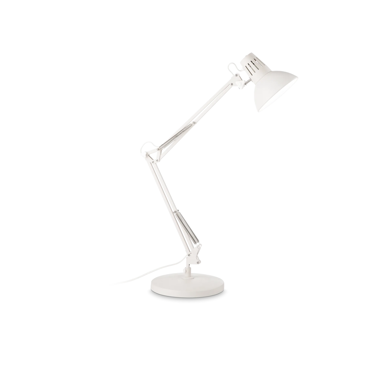 Veioză Ideal Lux Lampadar Wally TL1 Total White, 193991